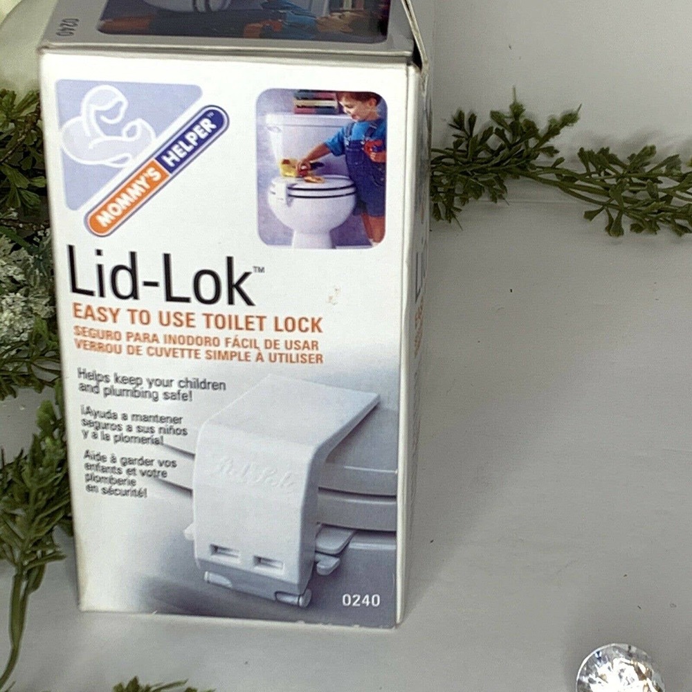 Mommy's Helper Removable Toilet Seat Lid Lok New